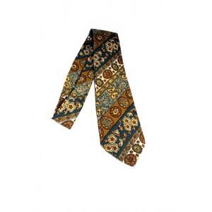 Vintage Handmade Necktie, Fall Colors, 3.75 X 52 Inches, Boys Tie